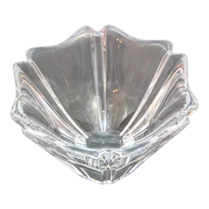 Orrefors Sweden Crystal Orion Bowl by Lars Hellsten 1970s