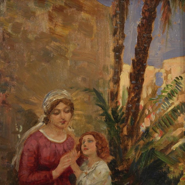 G. Grassis, Figurative Scene, 20th Century, Oil Painting, Framed For Sale - Image 13 of 16