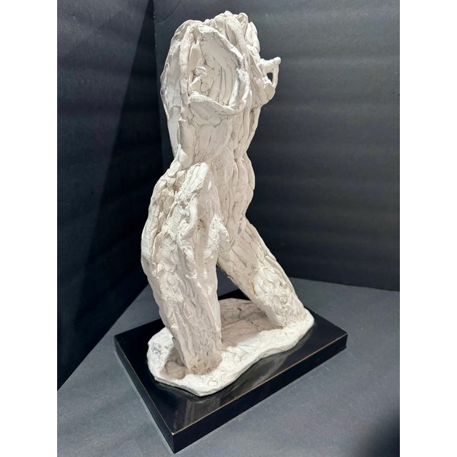 Original Larry Mohr sculpture in plaster acquired from the artist’s estate. This piece is signed at the base. This work...