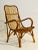 Late 20th Century Vintage Albini Style Bamboo and Rattan Child's Lounge Chair For Sale - Image 10 of 10