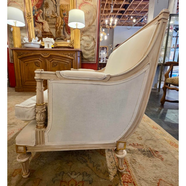 Louis XVI Style Settee For Sale - Image 4 of 4
