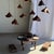 Wood Small Organic Teak Pendant Light with Hat, 1980s For Sale - Image 7 of 18
