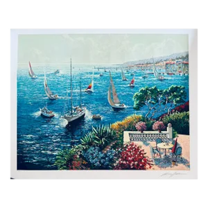 Kerry Hallam "Rivera Regatta" Art 10 of 25 Ap "Artist Proof"