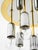 Postmodern Ceiling Lamp in Brass and Chrome from H. Schmidt Leuchtenfabrik, 1980s For Sale - Image 10 of 14