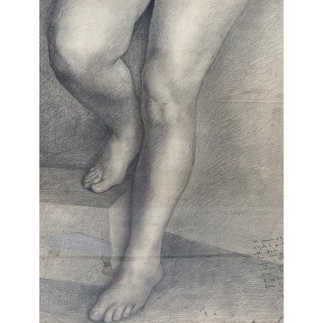 Unknown, The Model, Nude, 1943, Pencil For Sale - Image 6 of 10