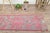 1970s Turkish Oushak Handmade Wool Cotton Pink Area Rug For Sale - Image 10 of 11
