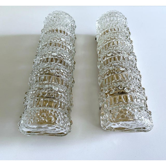 Vintage Bubble Glass Sconces, 1970s, Set of 2 For Sale - Image 17 of 18