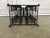 Black Vintage Black Iron 10-Bottle Wine Rack With Geometric Design For Sale - Image 8 of 9