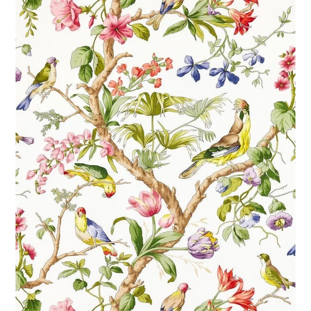 The House of Scalamandré Belize Fabric, Ivory For Sale