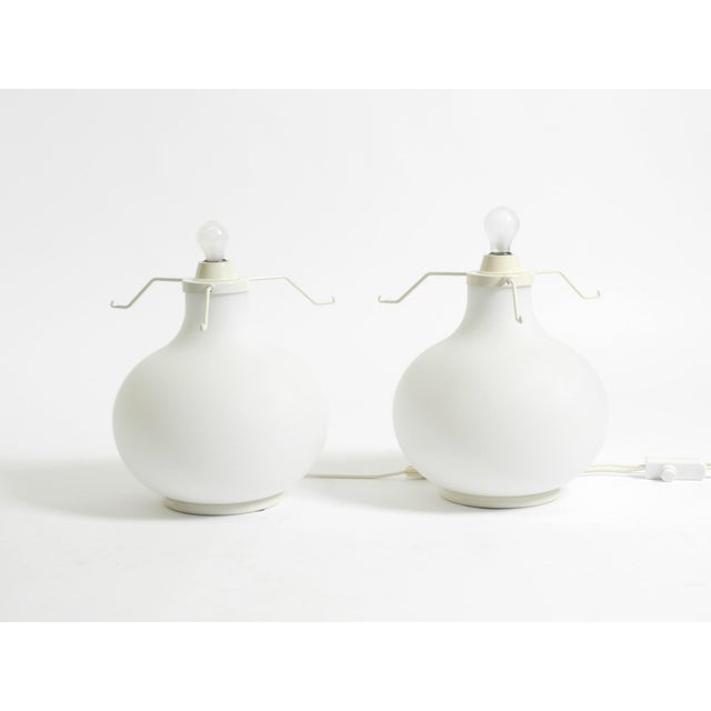 Large Vintage Paralume Table Lamps from Leucos, 1980s, Set of 2 For Sale - Image 11 of 18