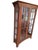 Red Ethan Allen American Impressions Arts & Crafts Cherry Lighted Curio Cabinet For Sale - Image 8 of 17