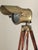 Industrial Antique Industrial Brass Floor Lamp on Surveyor Tripod, Early 20th Century For Sale - Image 3 of 11
