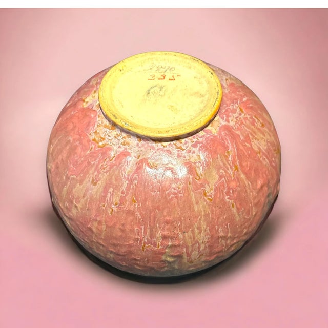 Roseville Pottery Large Roseville Carnelian II Two-Handled Vase, 1920s For Sale - Image 4 of 6