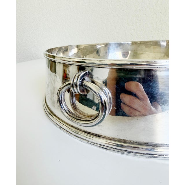 Ralph Lauren Silver-Plate Jardinière Centerpiece Vessel, Late 20th Century For Sale - Image 12 of 16