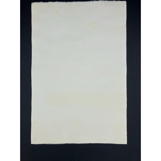 Original 15 x 22 watercolor painting on paper unsigned unframed