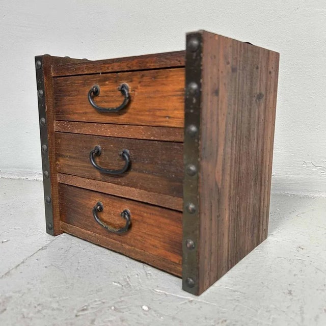 Small Japanese Shōwa Jewelry Drawer Cabinet, 1970s For Sale - Image 12 of 12