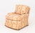 Textile Toile De Jouy Upholstered Club Chair and Ottoman For Sale - Image 7 of 13