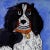Folk Art Chinese Reverse Painting of a Dog For Sale - Image 3 of 6