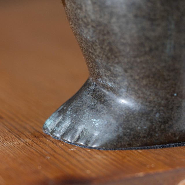 Large-Scale Signed Bronze "Sumo Wrestler" Sculpture, Signed Yuri, 2005 For Sale - Image 18 of 18
