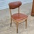 MCM Chairmasters Atomic Style Walnut & Cognac Naughahyde Side Desk Accent Chair For Sale - Image 14 of 14