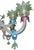 Early 21st Century Italian Murano Glass Multi-Color Floral Chandelier For Sale - Image 5 of 11