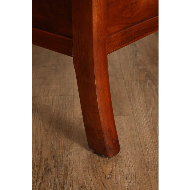 Brown Stickley Cherry Sleigh Queen Bed For Sale - Image 8 of 18