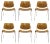 Model Nr 106 Chairs by Giancarlo Piretti for Lumi, Italy 1970s, Set of 6 For Sale