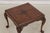 Wood Pair Chippendale Tooled Leather Mahogany Lamp Tables For Sale - Image 7 of 14