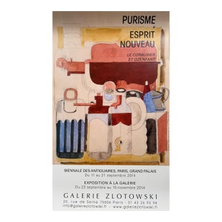 Le Corbusier, Nature Morte Puriste, 1925, Copyright FLC/Adagp, Paris, 2014, Exhibition Poster 2014, Printed in France For Sale