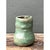 Vintage Green Glazed Ceramic Vase For Sale - Image 10 of 12