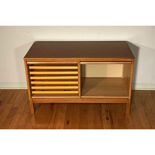 Vintage Kinnarps Mobler Sweden Sideboard Filling Cabinet From the 1970’s For Sale In Greenville, SC - Image 6 of 12