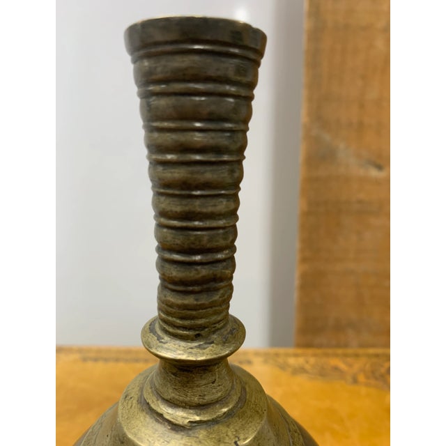 Antique Mughal Indian Bronze Wine Bottle Vessel For Sale In Dallas - Image 6 of 6