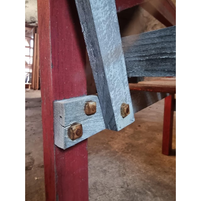 French Lounge Chairs in Beech and Chestnut, 1930s, Set of 5 For Sale - Image 13 of 18