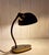 Metal Mid-Century Adjustable Desk Lamp with Brass Flex Arm and Black Lacquered Metal Reflector, 1960s For Sale - Image 7 of 8
