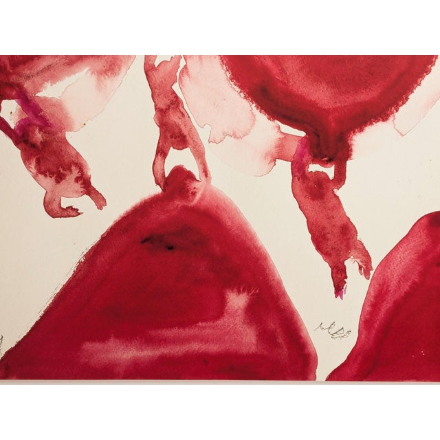 Louise Bourgeoise - Feeding frenzy, offset lithographic poster signed in the stone, 2008 87 x 70 cm In excellent condition...