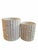 Traditional Vintage Ceramic Faux Bamboo White Regency Style Planters Cache Pots- A Pair For Sale - Image 3 of 8