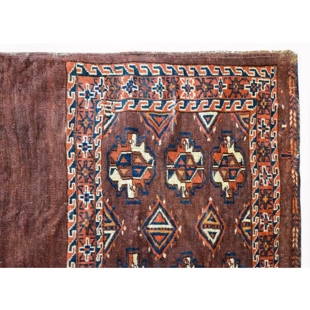 Tribal Late 19th Century Yamout Rug For Sale - Image 3 of 9
