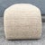 1980s Postmodern Haitian Cotton Upholstered Flared Waterfall Bench For Sale - Image 5 of 9