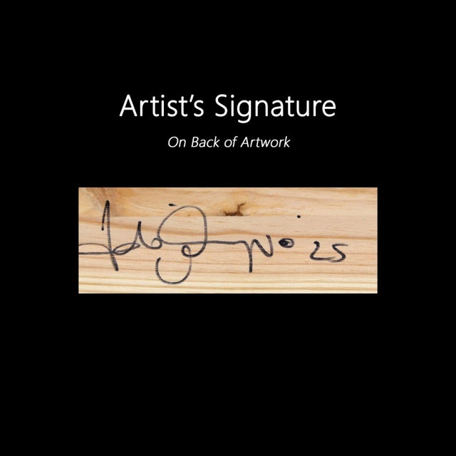 Lifestyle - Colorful Quirky Figurative Mixed Media Art on Wood Original Artwork by Fabio Coruzzi For Sale - Image 9 of 9