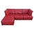 Red Leather Cardigan Corner Sofa attributed to Vico Magistretti for Cassina, 1970s For Sale - Image 12 of 12