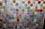 A wonderful survivor from the Great Depression era — a large, fully hand-stitched yo-yo coverlet made in the 1930s from an...