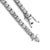 Early 21st Century 10k White Gold 9.86ct Diamond Tennis Chain Necklace For Sale - Image 5 of 7