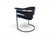Dining Chairs in Steel and Black Velvet, 1970s, Set of 6 For Sale - Image 9 of 18
