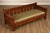 Custom Quality Mission Style Oak Settle Sofa For Sale - Image 4 of 18