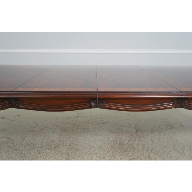 Maitland Smith Mahogany Louis XVI Inlaid Dining Table For Sale - Image 15 of 18