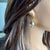 Gold Emporio Armani Vintage 18k Gold and Crystal Pendant Hoop 1.64 Inch Long Earrings, Set of 2 For Sale - Image 8 of 12
