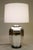 1970s 1970s Mid Century Modern Mercury Glass Ginger Jar Chrome Silver Table Lamp For Sale - Image 5 of 11