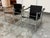 Design Plus Gallery presents a Pair of LC1 Sling Chairs by Le Corbusier for Cassina. Also known as the Camp Chair and...
