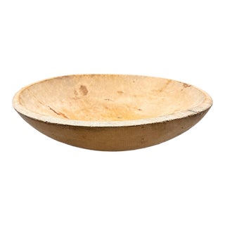 Early to Mid-20th Century American Turned Hardwood Mixing Bowl For Sale