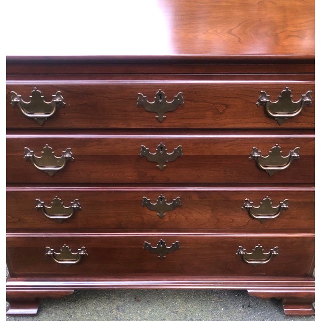 Vintage Monitor Furniture Co. Of Jamestown Ny Chippendale Style Cherry